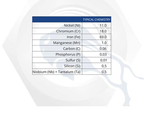 Material Properties: 347 Stainless